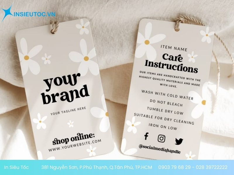 In tem nhãn mác quần áo