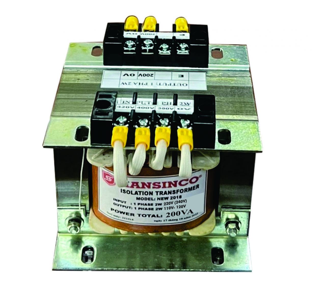 Biến áp trần cách ly 1 pha 500VA