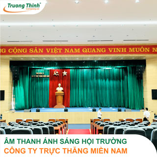 Âm thanh ánh sáng hội trường công ty Trực Thăng Miền Nam