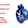 Quạt hút công nghiệp TDIN 2.2 kw D800