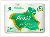 Arosa 6Cuộn - 3Lớp xanh