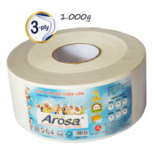 Giấy vệ sinh công nghiệp Arosa 1kg - 3 lớp