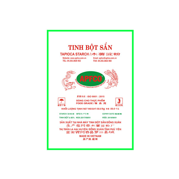 Tinh bột sắn Apfco Long Phụng