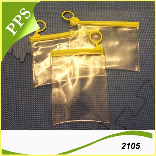 Túi nhựa PVC Zipper có đầu khóa 2105