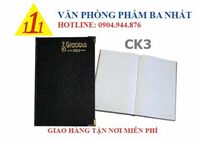 Sổ tay bìa da CK3 dày