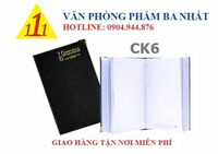 Sổ tay bìa da CK6 dày