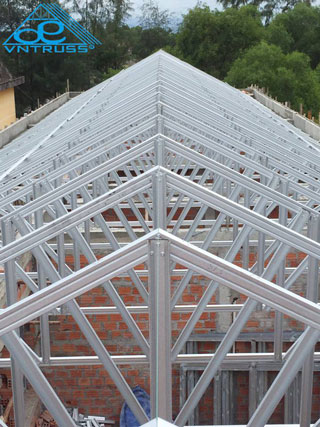 Kết cấu khung thép mái thép VNTRUSS