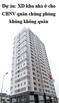 Dự án xây dựng nhà ở cho CBNV PKKQ