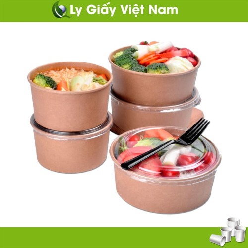Tô giấy Kraft dùng 1 lần