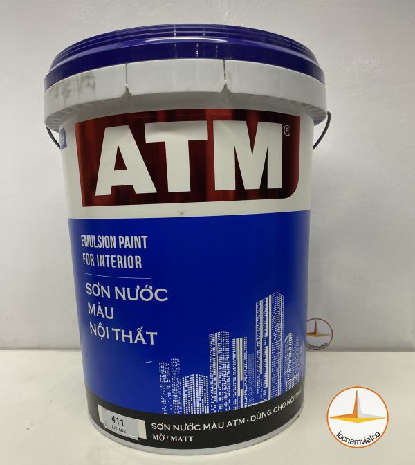 Sơn nước ATM nội thất nhiều màu 17.5L