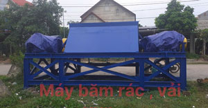 Máy băm rác vải