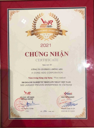 Chứng nhận ADG