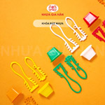 Khóa rút nhựa nhiều màu