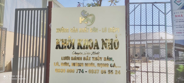 Bảng hiệu chữ inox