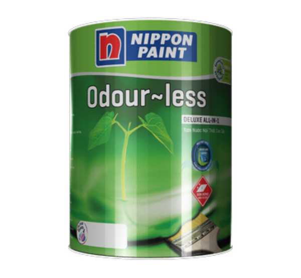 Sơn Nippon nội thất Nippon Odourless All In 5L