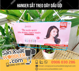 Mẫu hanger sắt treo dầu gội đầu Maria