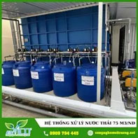 Hệ thống xử lý nước thải công suất 75m3/ngày đêm