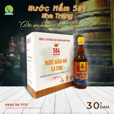 Nước mắm 584 Nha Trang 30 độ đạm