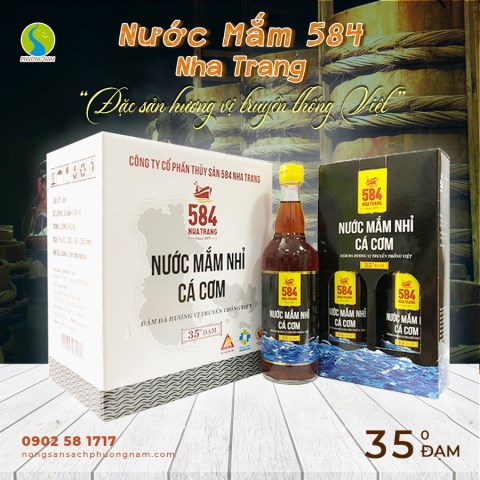 Nước mắm 584 Nha Trang 35 độ đạm