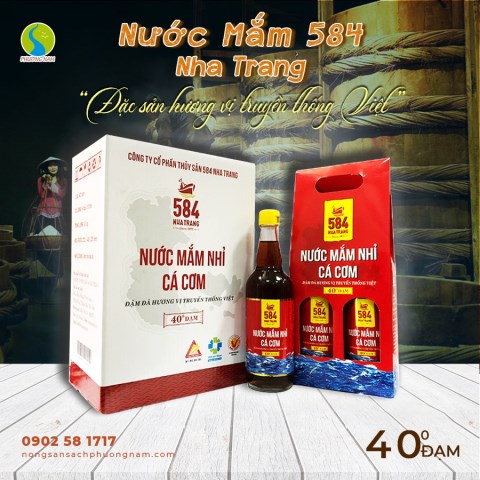 Nước mắm 584 Nha Trang 40 độ đạm