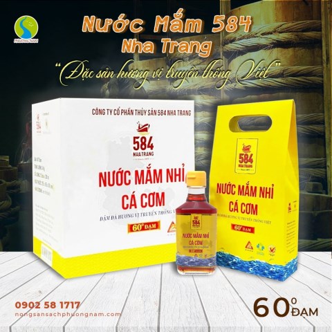 Nước mắm 584 Nha Trang 60 độ đạm