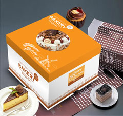 In hộp đựng bánh ngọt