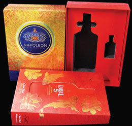 In hộp đựng rượu