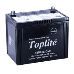 Ắc quy ô tô ngoại nhập Toplite 48D26L