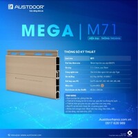 Cửa cuốn khe thoáng austdoor M71