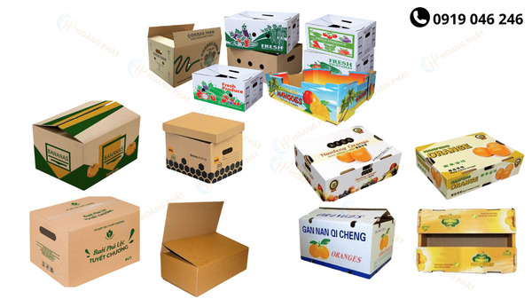 Thùng carton đựng thực phẩm