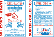 Bao thương hiệu bột Super Calci