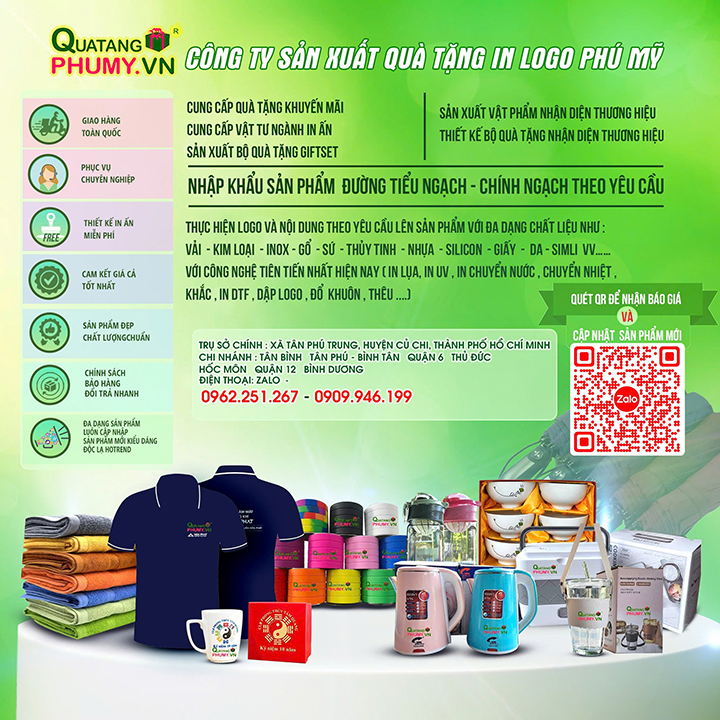 Quà tặng doanh nghiệp Phú Mỹ