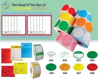 In tem Decal đục lỗ