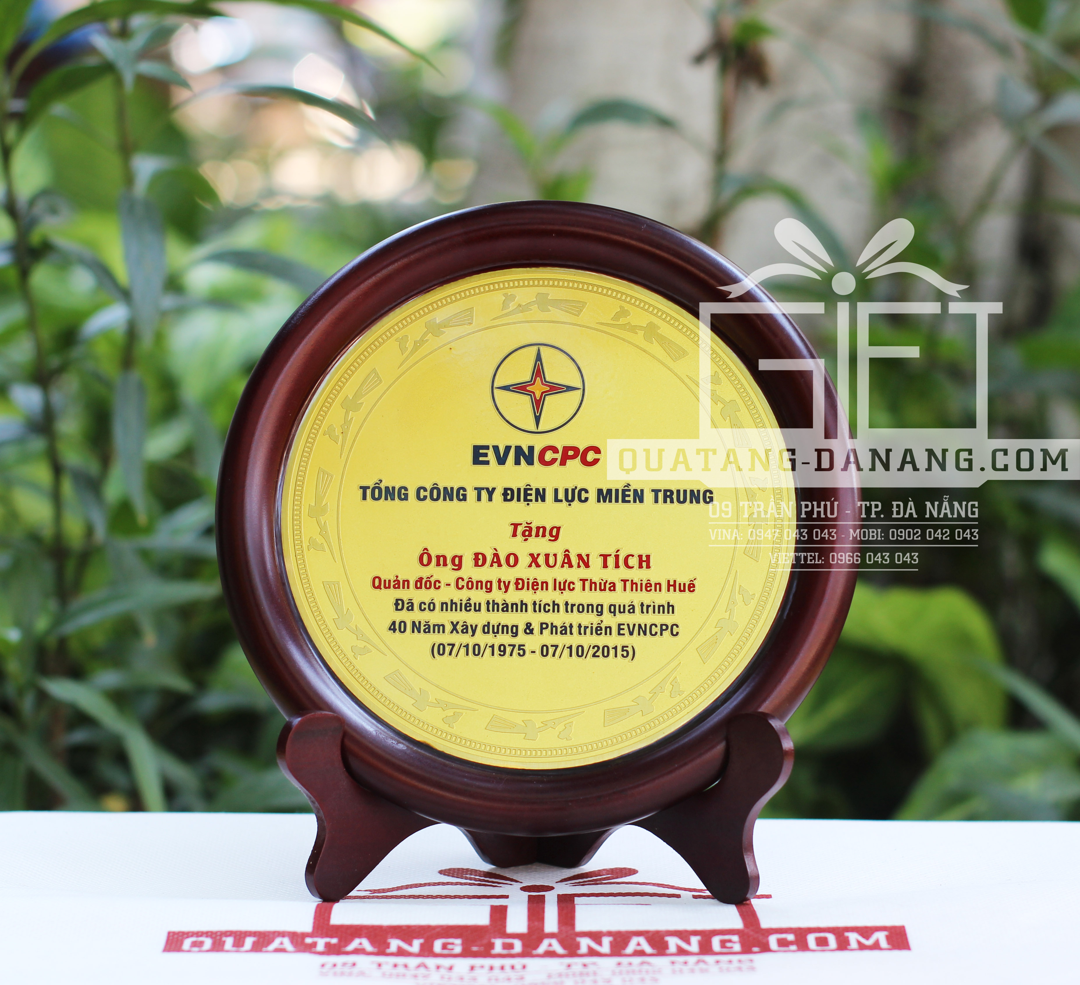 Kỷ niệm chương gỗ đồng - TTV 0022