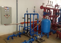 Lắp đặt thiết bị hệ thống xử lí nước cấp