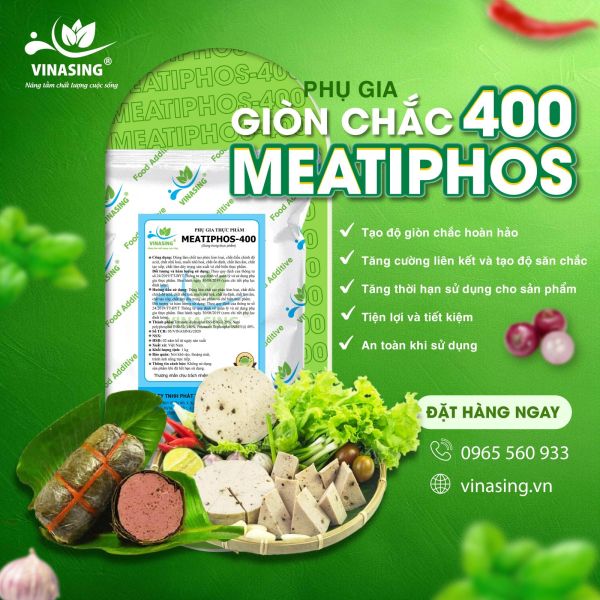 Phụ gia giòn chắc Meatiphos 400