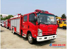Xe cứu hỏa Isuzu 2.3 khối nhập khẩu