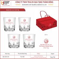 Bộ 4 cốc thủy tinh Việt Tiệp