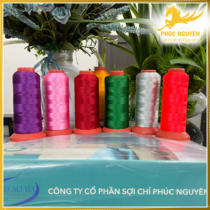 Chỉ thêu Polyester các màu