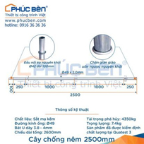 Cây chống nêm 2.5m