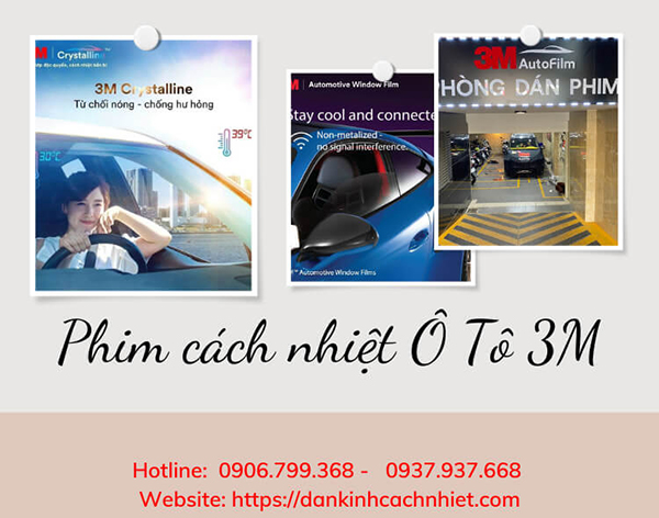 Phim cách nhiệt ô tô 3M