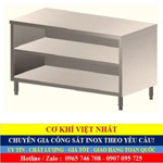 Bàn chế biến inox 3 tầng không cửa VN-33