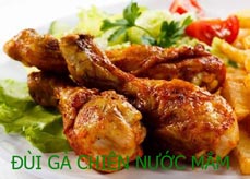 Đùi gà chiên nước mắm