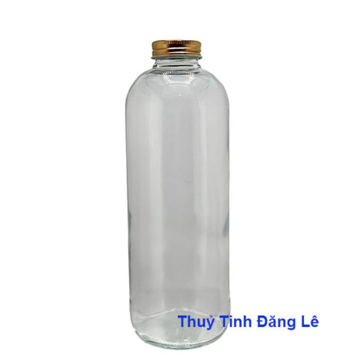 Chai thủy tinh 1000ml nắp nhôm