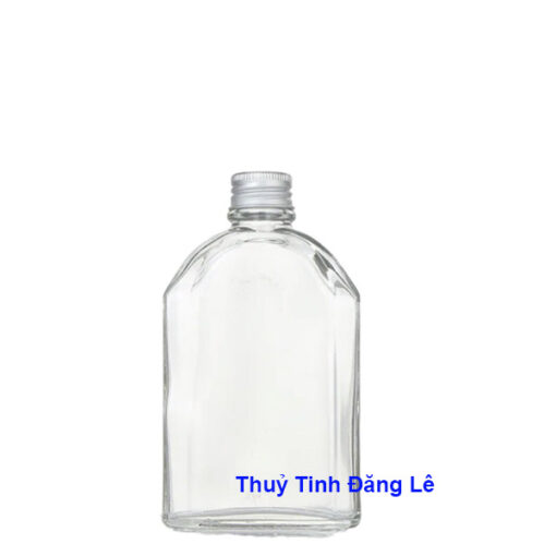 Chai thủy tinh dẹp 200ml