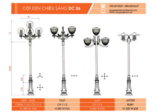 Cột đèn DC-06