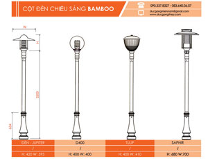 Trụ đèn Bamboo