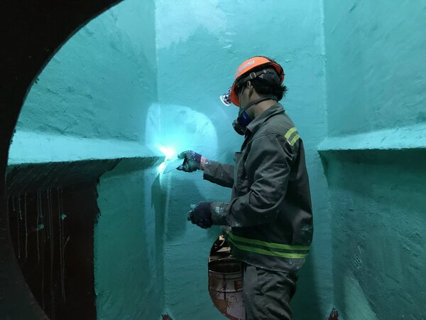 Thi công flake lining