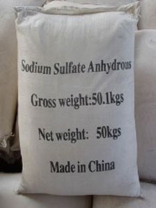 Sodium sulphate - Na2SO4