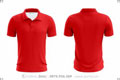 Đồng phục áo thun cổ bẻ đỏ